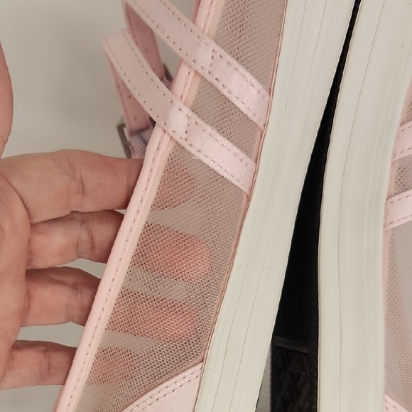 Converse Pink Women's Flats with Buckle Straps - Picture 7 of 10